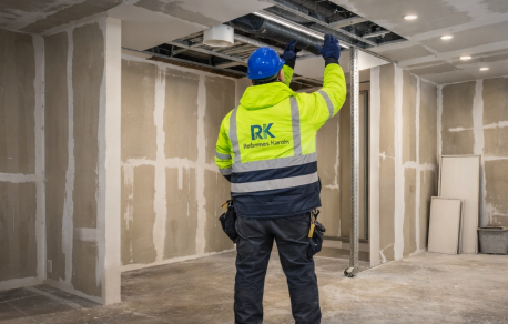 Envans amb guix laminat