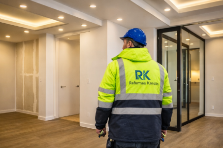 Envans amb guix laminat